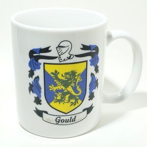"Gould" Coat of Arms Family Ceramic Mug Excellent Condition #1248